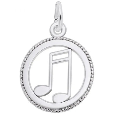 Circle Music Charm