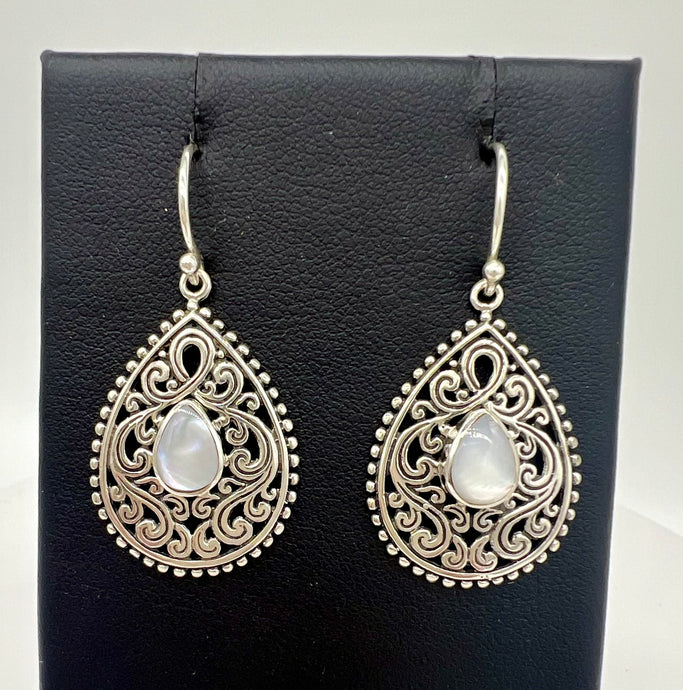 Mother of Pearl Dangle Earrings