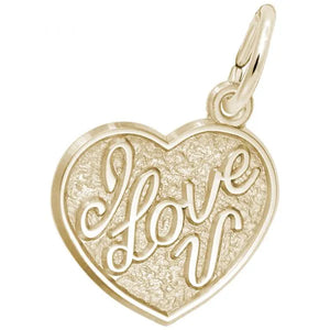 "I Love You" Charm