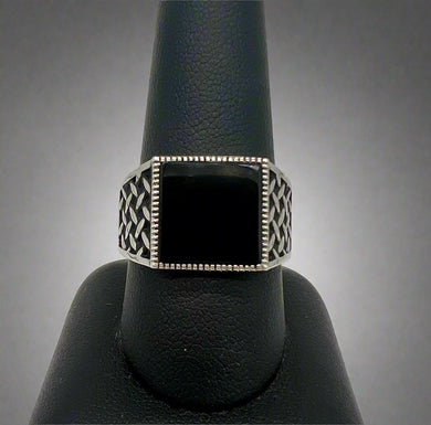 Man Onyx Ring