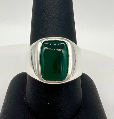 Men’s Green Onyx Ring