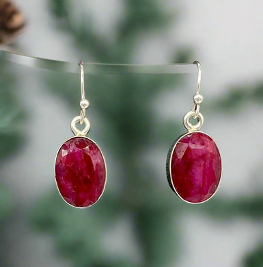 Genuine Ruby Earrings