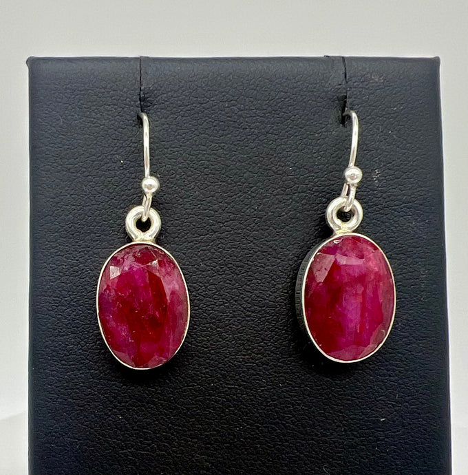 Genuine Ruby Earrings