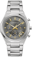 Load image into Gallery viewer, Men&#39;s Gray Chronograph Caravelle