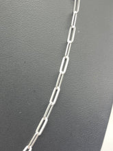 Load image into Gallery viewer, Sterling Paperclip Chain