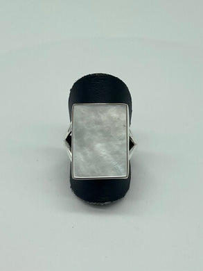 Sleek Mother of Pearl Ring