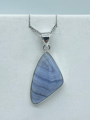 Blue Lace Agate Pendant