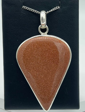 Large Goldstone Pendant