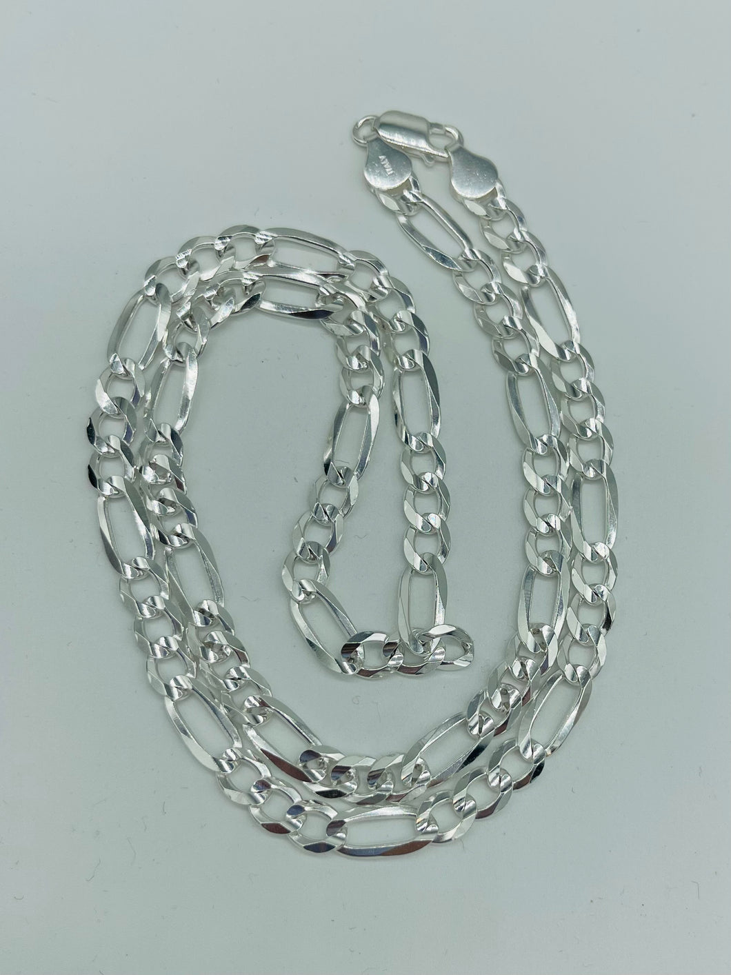 Long Figaro Sterling Chain