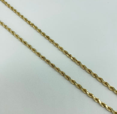 Diamond Cut Rope Chain