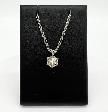 Diamond Buttercup Pendant