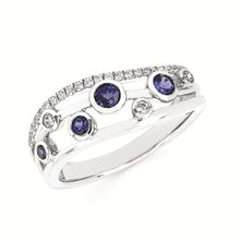 Load image into Gallery viewer, Bubbly Diamond &amp; Gem Fashion Ring