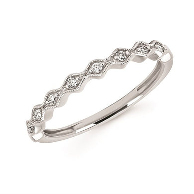 Wavy Diamond Stackable