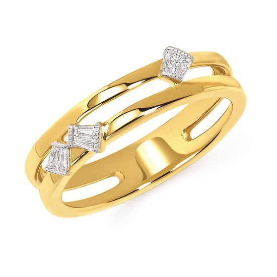 Baguette Fashion Ring