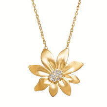 Load image into Gallery viewer, Floral Diamond Pendant