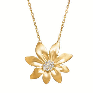 Floral Diamond Pendant