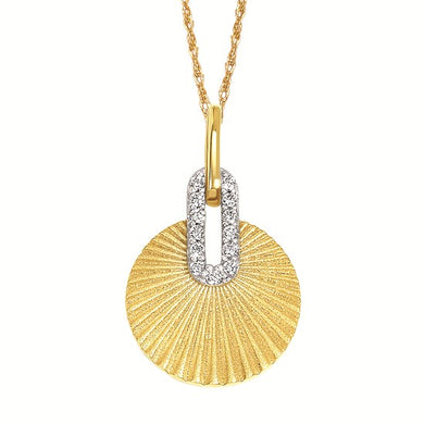 Fanned Diamond Necklace