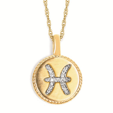 Pisces Diamond Pendant