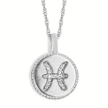 Load image into Gallery viewer, Pisces Diamond Pendant