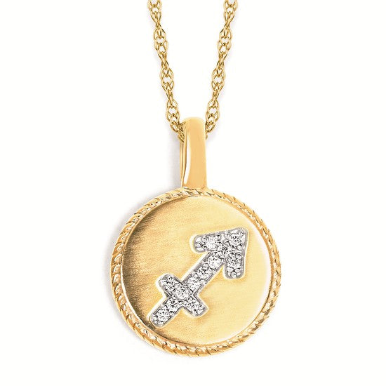 Sagittarius Diamond Necklace