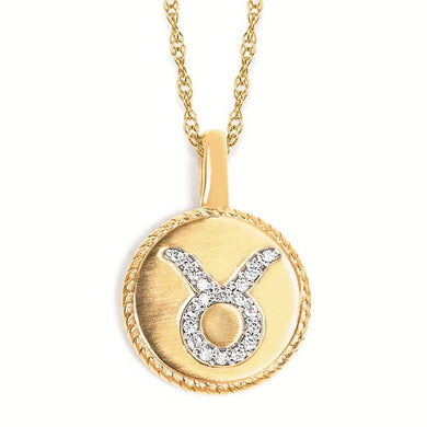 Taurus Diamond Pendant