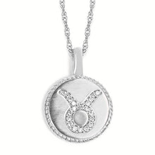 Load image into Gallery viewer, Taurus Diamond Pendant