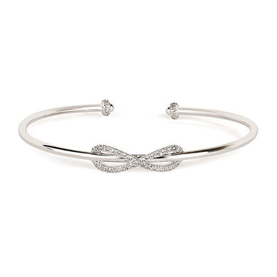 Infinity Diamond Bangle