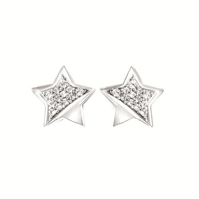 Diamond Star Earrings