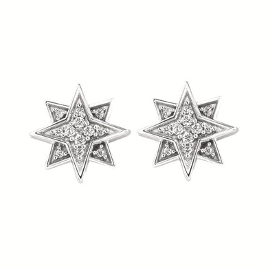 Nine Pointed Star Earrings