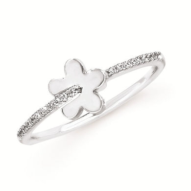 Diamond Flower Ring