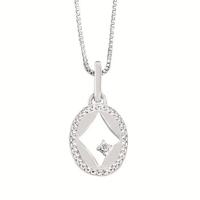 Diamond Cutout Pendant