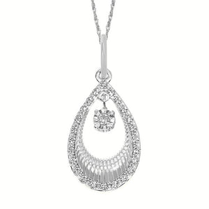 Teardrop Shimmering Necklace