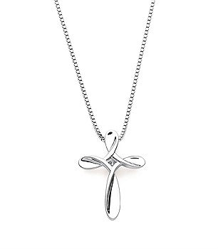 Twisty Cross Necklace