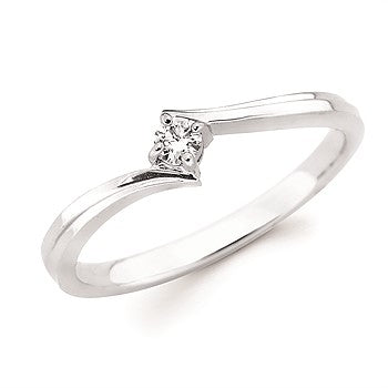 Bypass Solitaire Ring