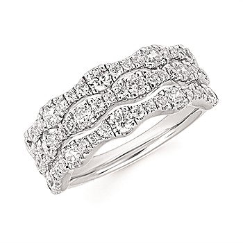 Three Banded Diamond Ring