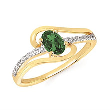 Load image into Gallery viewer, Gemstone &amp; Diamond Ring