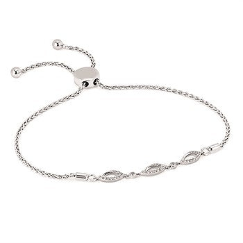 Diamond Bolo Bracelet