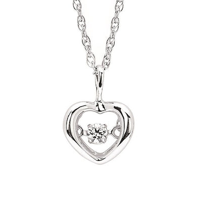 Shimmering Heart Pendant