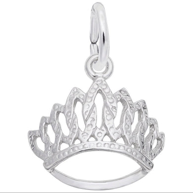 Sterling Silver Tiara Charm