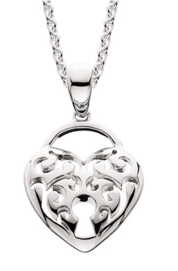 Lock Heart Necklace