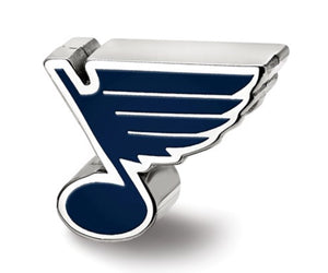 Sterling Silver NHL St. Louis Blues Enamel Bead Charm - The Black Bow  Jewelry Company