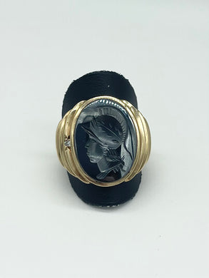 Hematite Intaglio Ring