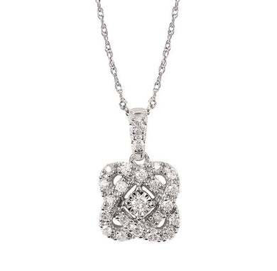 Diamond Cluster Necklace