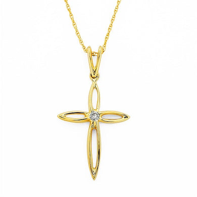 Open Cross Pendant