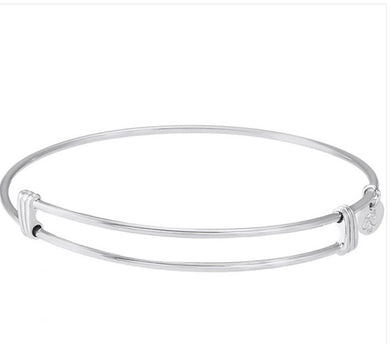 Sterling Silver Noble Bangle Bracelet