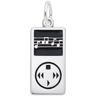 Sterling Silver MP3 Player Charm