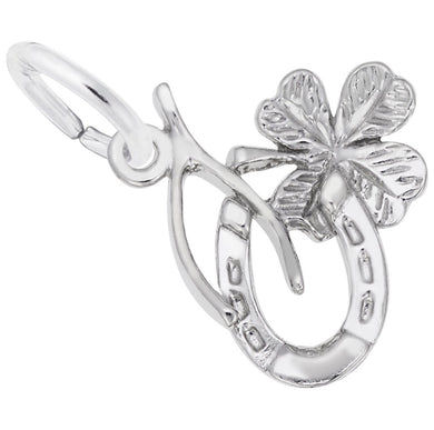 Sterling Silver Symbols of Luck Charm