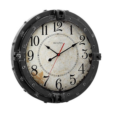 Metal Case Bulova Wall Clock