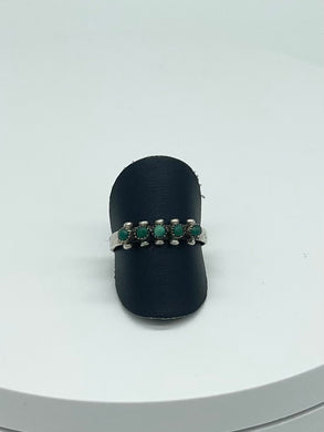 5 Stone Turquoise Ring