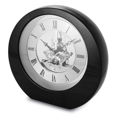 Black Interactive Gear Desk Clock